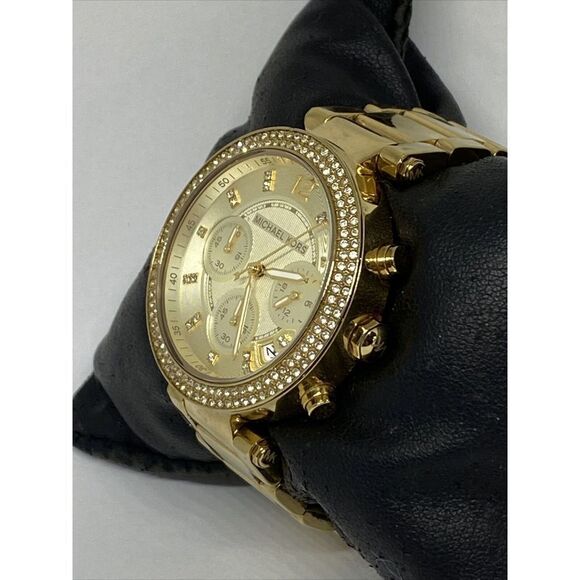 Michael Kors Parker MK5354 Womens Stainless Steel Analog Dial Quartz Watch UC802 - Picture 4 of 12